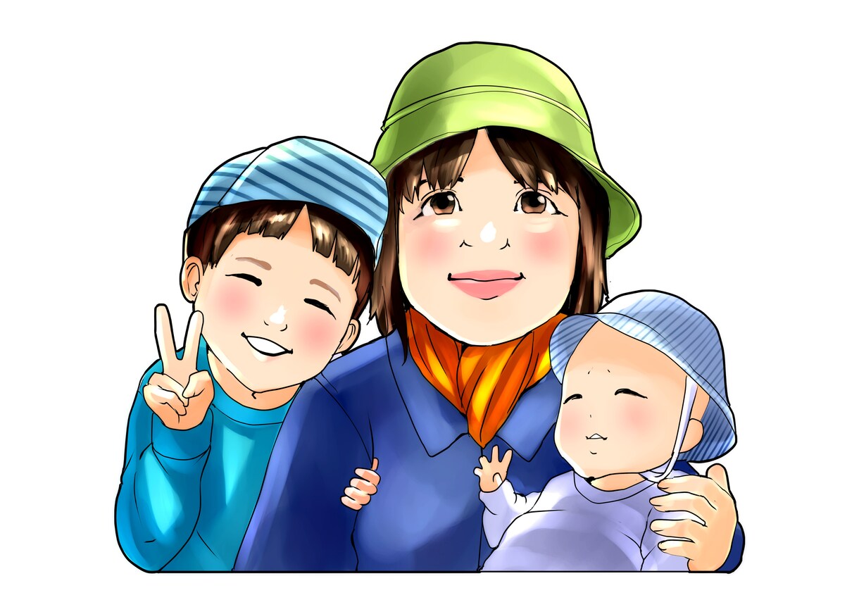 ご家族・ペットの楽しい似顔絵を描きます 大切な人との思い出を残したい方へ イメージ5