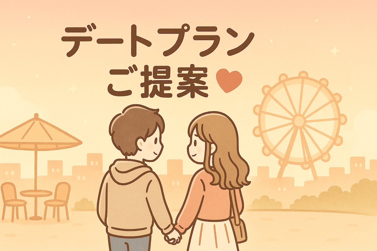 お相手の心に残るデートプランを作ります 300人とデートした経験や占術を元にご提案♡ イメージ1