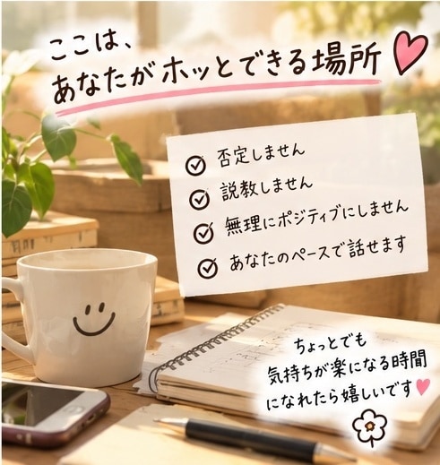 誰にも言えない愚痴や悩みをなんでも聞きます 知らない相手だからこそ、話せることがあります。 イメージ5