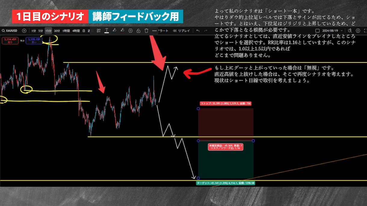 5日で「自分で考えられる」FXトレーダーを育てます ダウ理論で「なぜそう判断したか」を説明できる状態を目指す イメージ9