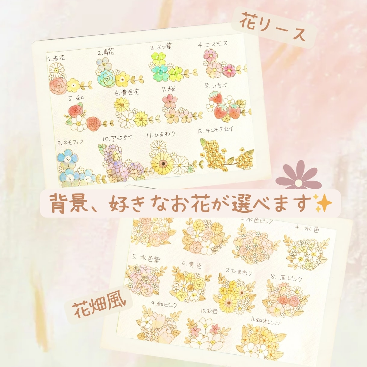 送料無料！大人数12名〜♡かわいい似顔絵かきます ♡還暦祝い/記念日/古希祝い/米寿祝い/傘寿祝い/プレゼント イメージ4
