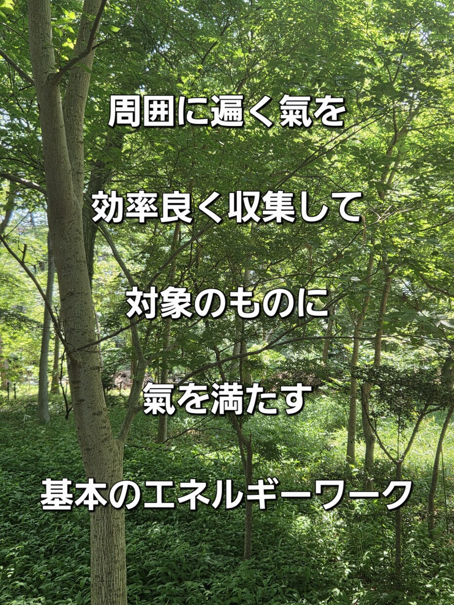 氣を封入します 氣を満たすことだけに特化したシンプルな施術 イメージ2