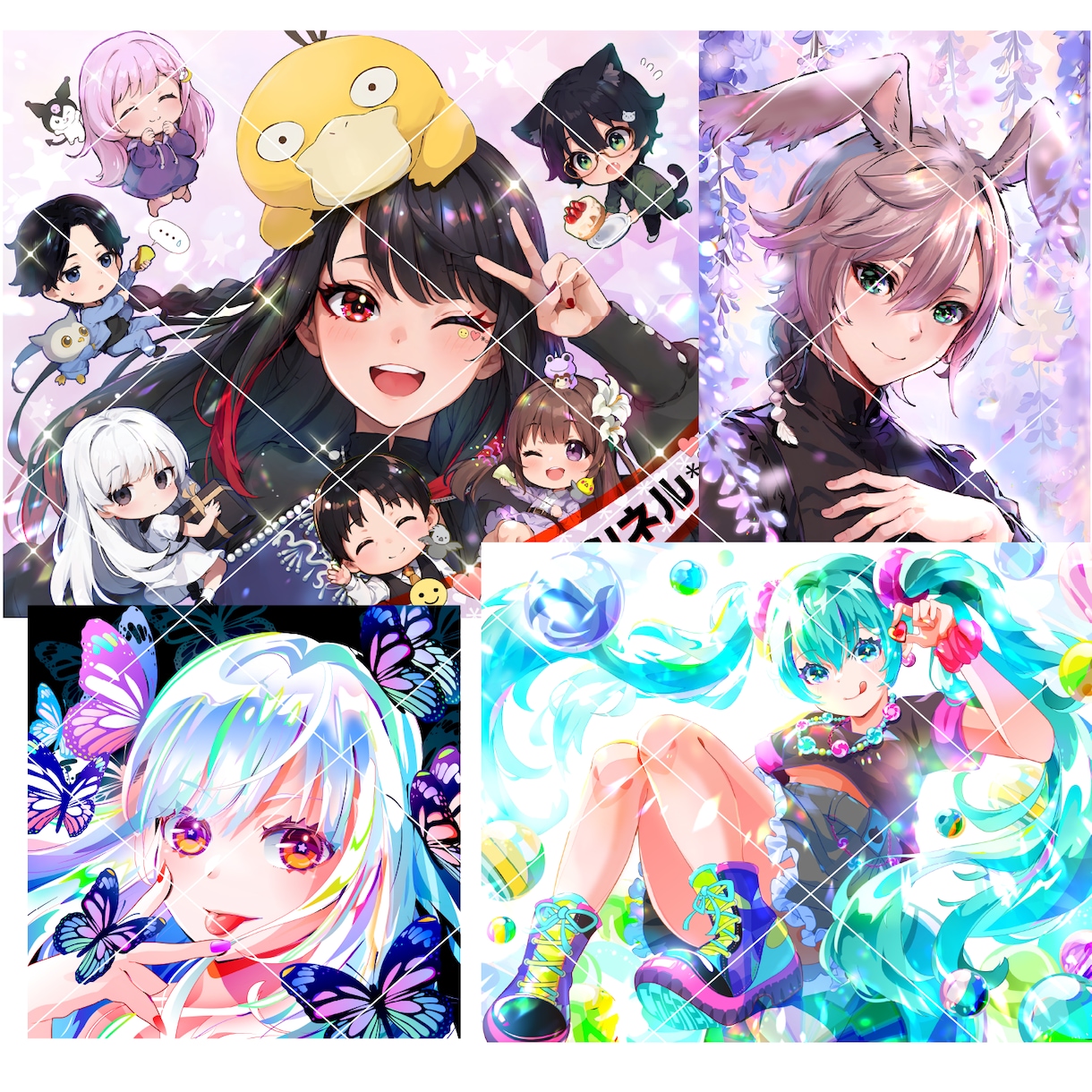 Vチューバー活動に使えるイラスト制作します 現役大手企業デザイナーがプロの一枚をお届けします イメージ2