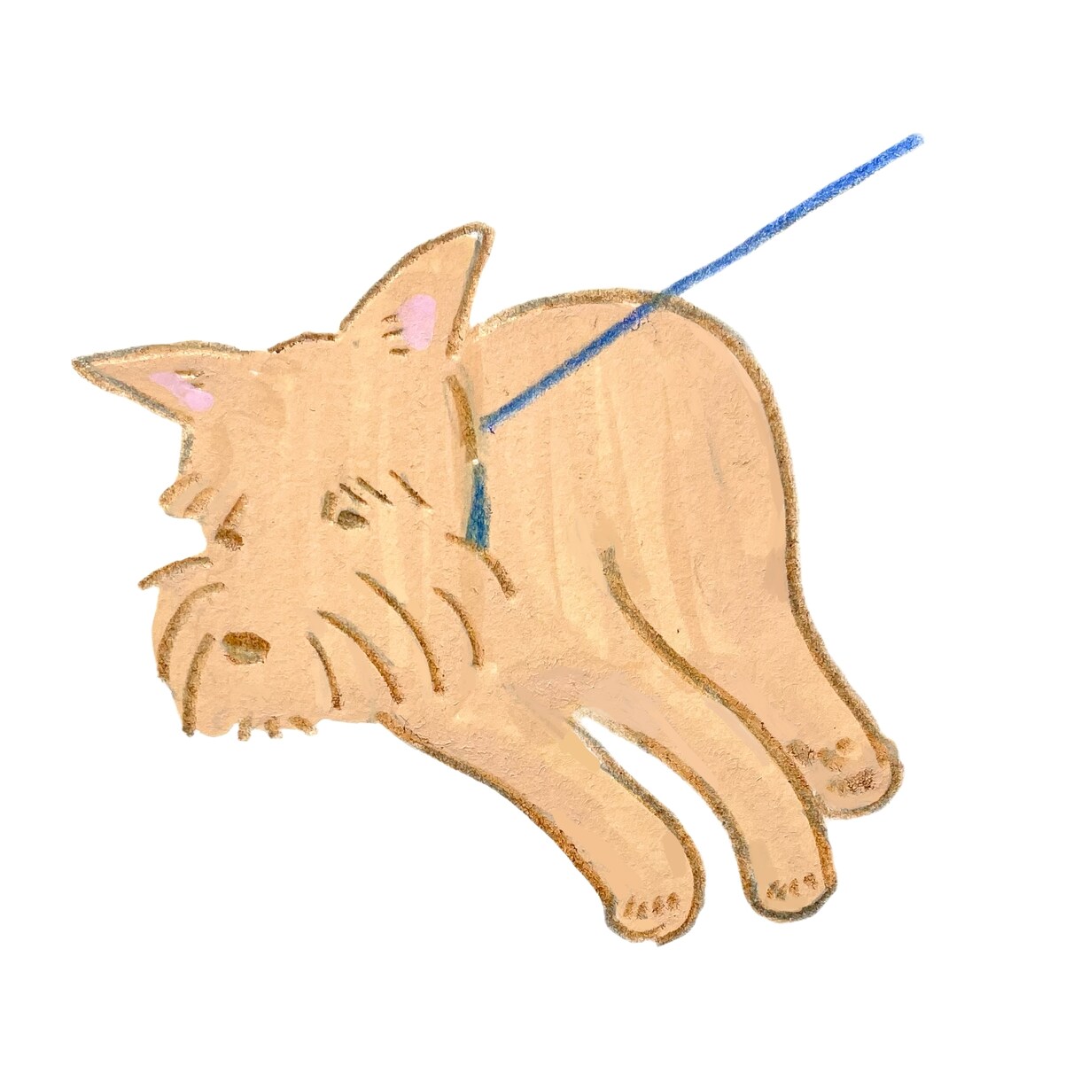 愛犬様、愛猫様をゆるいタッチで描きます ペットの気が抜けた瞬間を絵にしませんか？ イメージ5