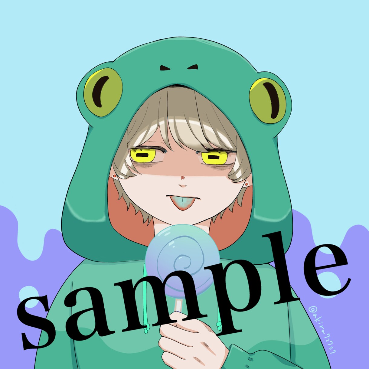 オリジナルキャラクターを描きます SNSのアイコン、TRPGに！ イメージ1