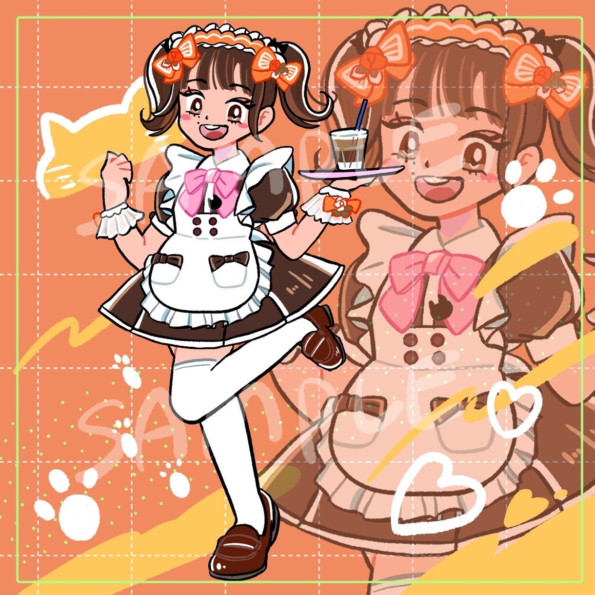 商用◎レトロな等身イラスト描きます インパクト大！印象的なイラスト イメージ5
