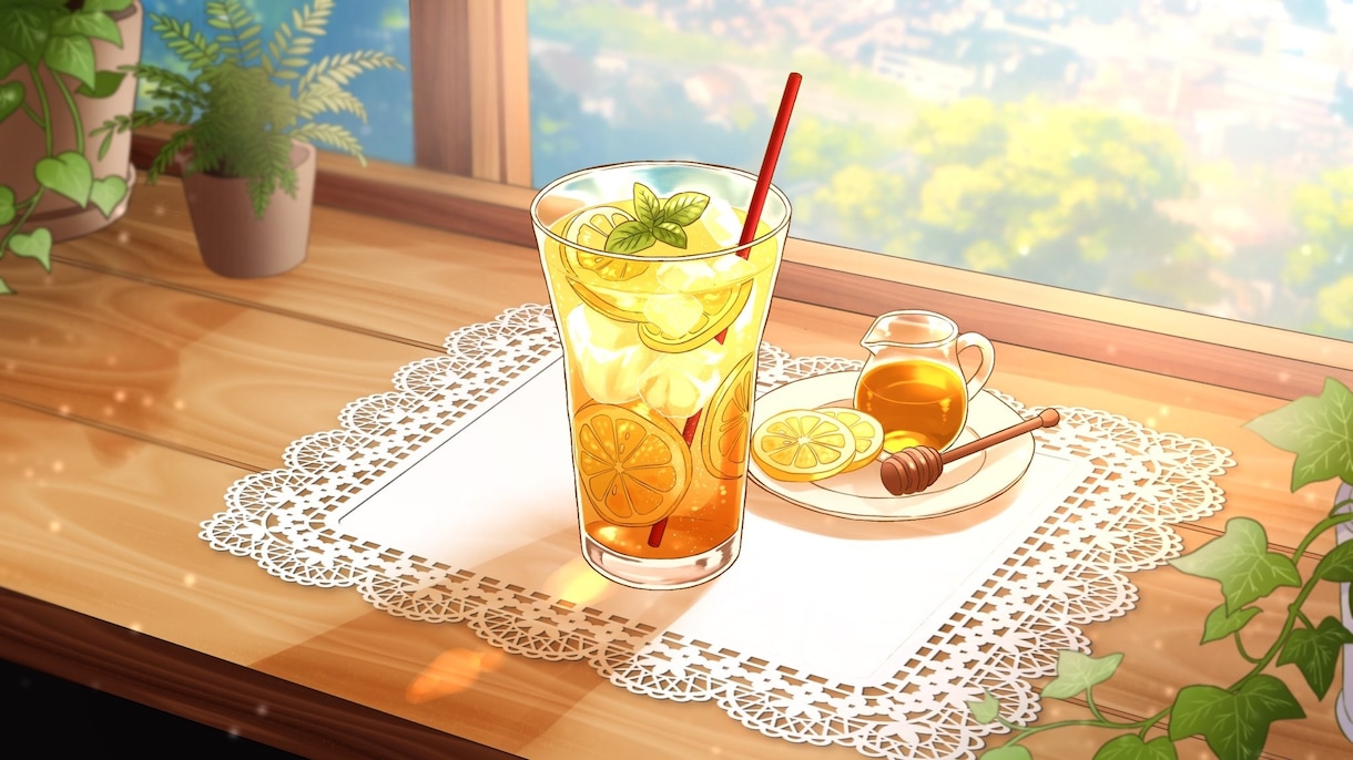 背景イラストを制作します 配信部屋、背景イラスト等活動に必要なイラストを制作いたします イメージ1
