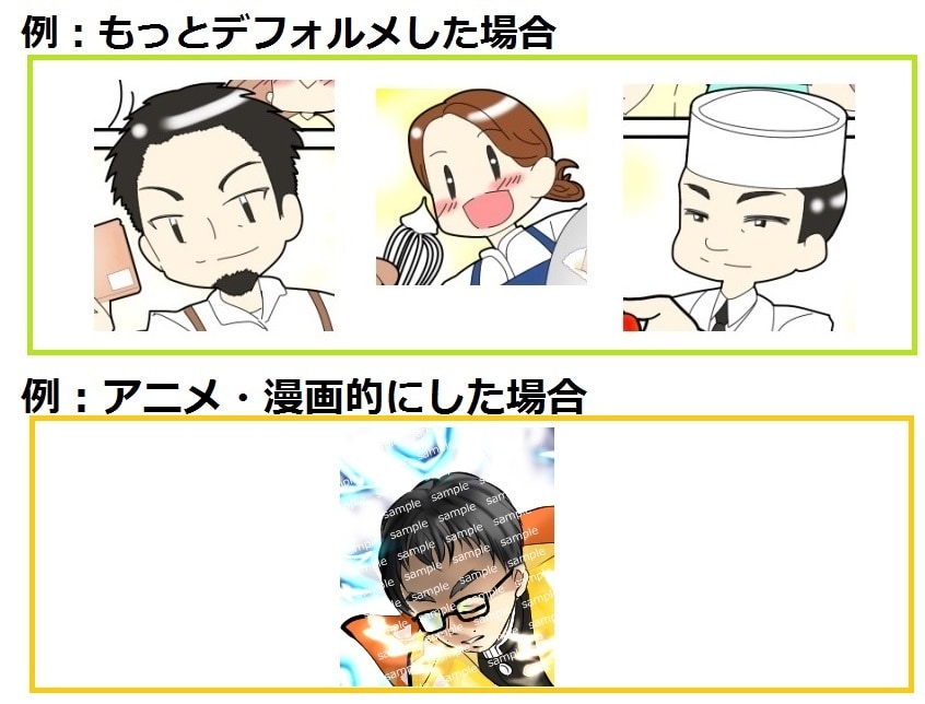 １週間以内に納品！ほどよいタッチ似顔絵お描きします 商用利用OK！名刺・アイコン・YouTubeなど利用様々OK イメージ4