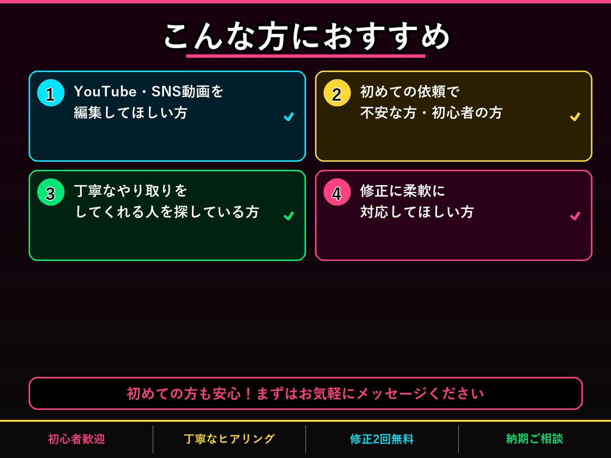 YouTube動画編集を丸ごとお任せしますます テロップ・カット・BGM全込み！初心者歓迎 イメージ3