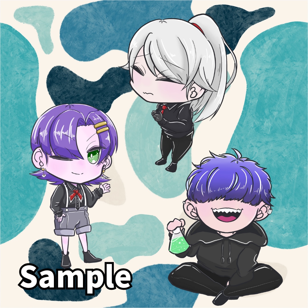 TRPGや他ゲームで使用可能な立ち絵を制作します 依頼者様の期待に応えられるキャラをしっかりと描きます！ イメージ3