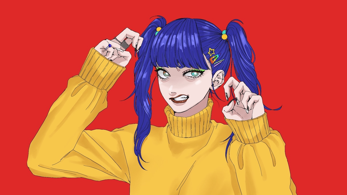 貴方だけの素敵な1枚絵、動画サムネイラスト描きます 歌ってみた、ゲーム実況、生配信用など色々お任せ下さい！ イメージ10