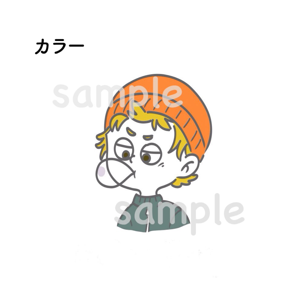 ゆるーくてちょいくせアイコン描きます 簡単！写真を送るだけで商用イラストを提案します イメージ2