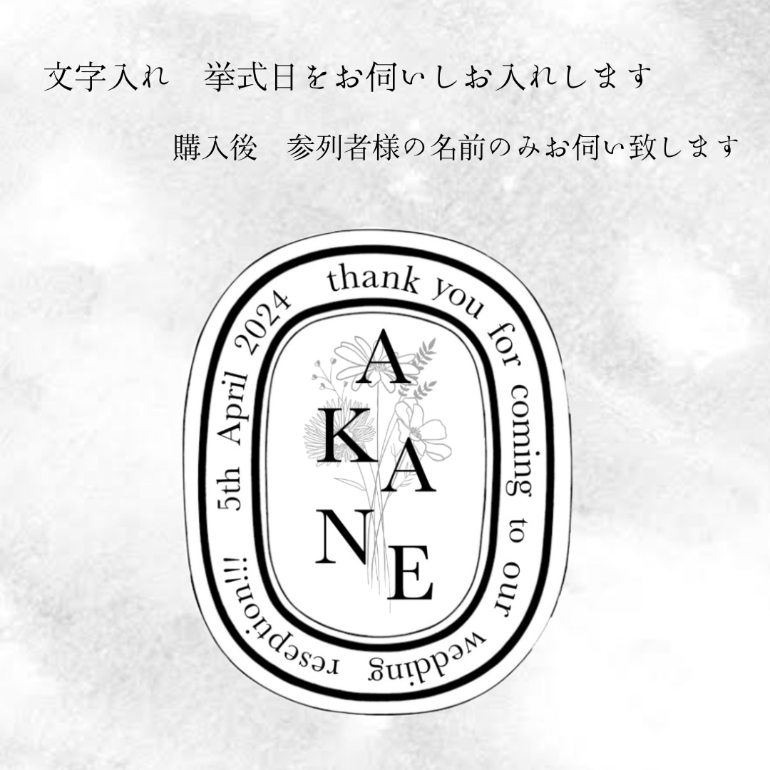 結婚式準備のお手伝いをします 席札制作・納品まで行います！シール紙対応！ イメージ3