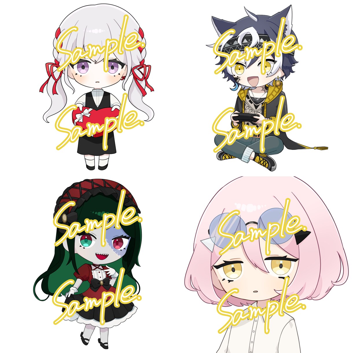 デフォルメイラスト制作いたします グッズやアイコンに！まずは気軽にご相談ください イメージ5