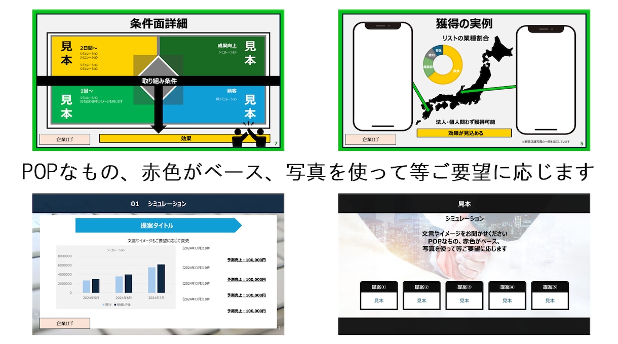営業資料作成代行します 30社以上作成実績あり！デザインイメージ反映します！ イメージ1