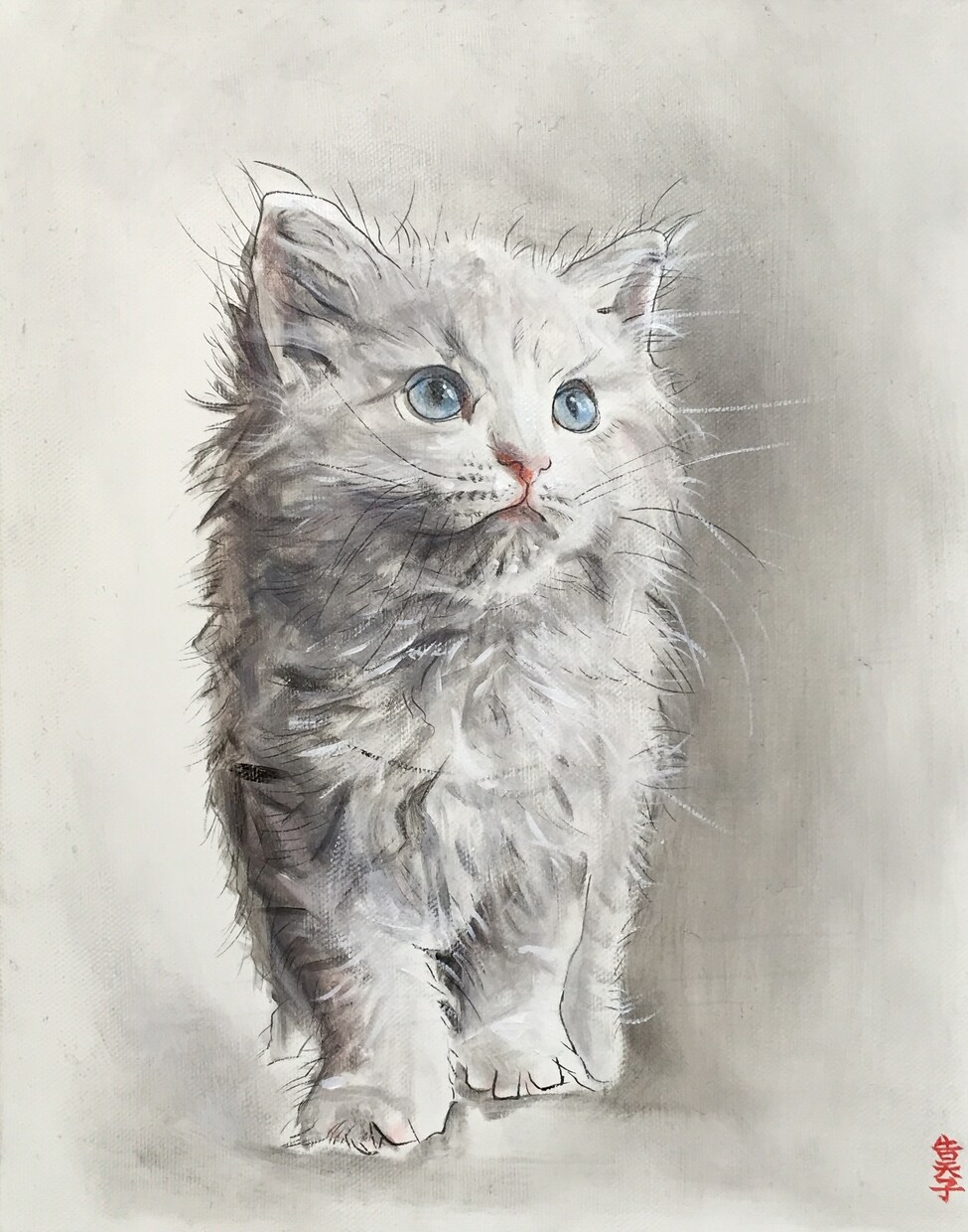 あなたのペットを油絵で描きます ペットとの楽しい思い出を油絵で残しませんか？ イメージ6