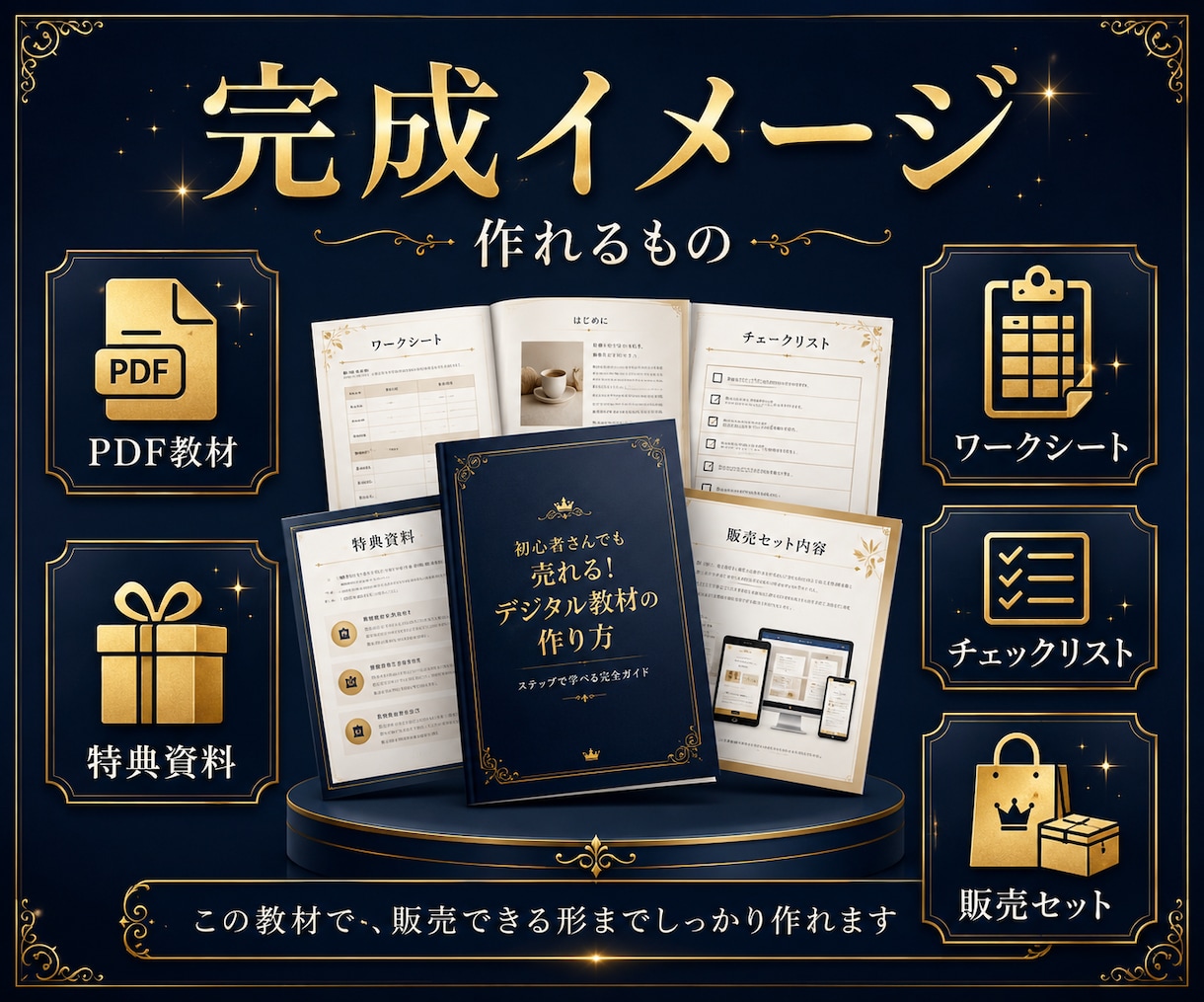 ココナラ初出品用PDF一式をお渡しします 迷わず出品できるテンプレ一式です。 イメージ3