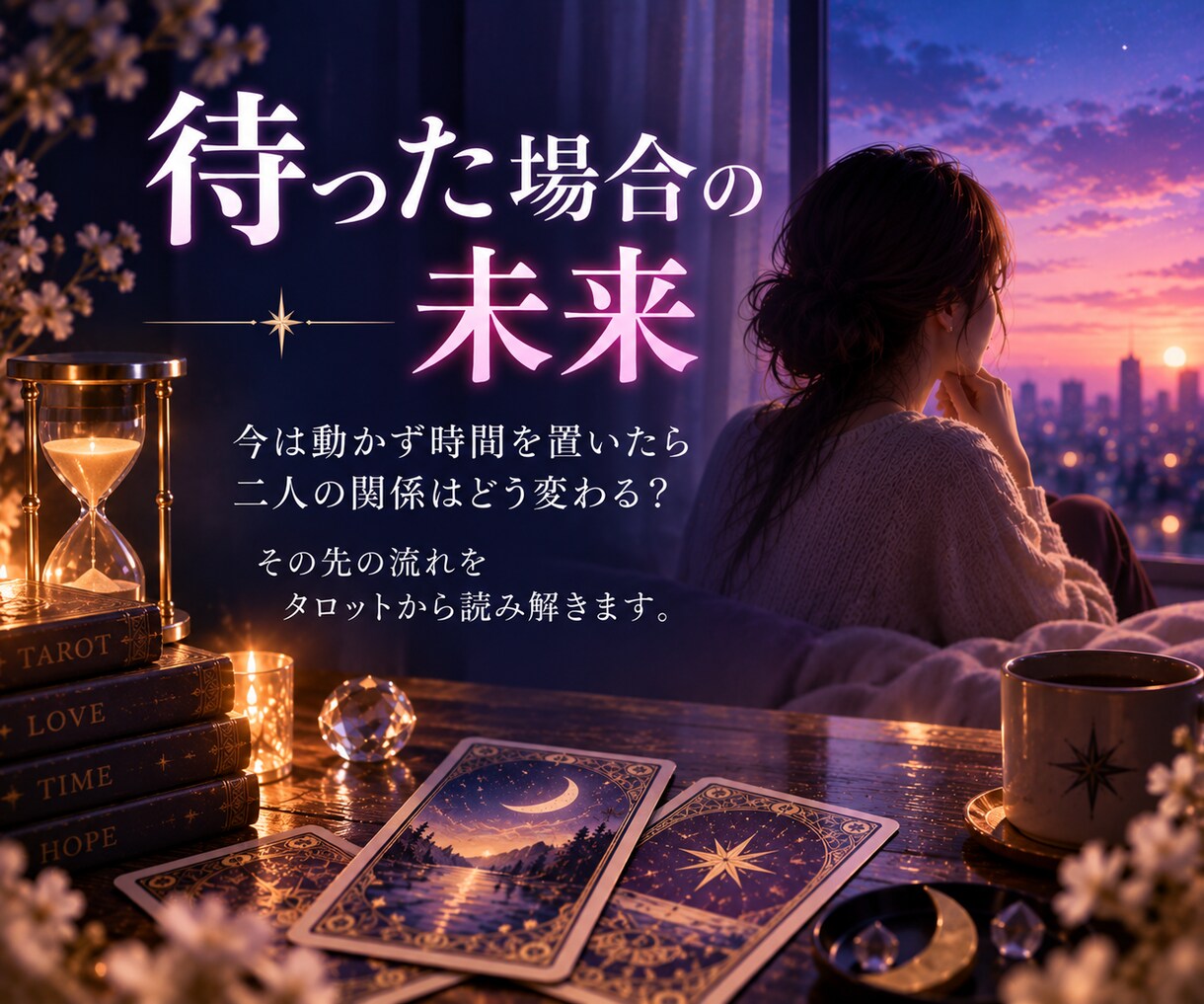 連絡する？待つ？　復縁のタイミングを占います 今動くべきか待つべきか、ふたりの流れと次の一手を読み解きます イメージ4