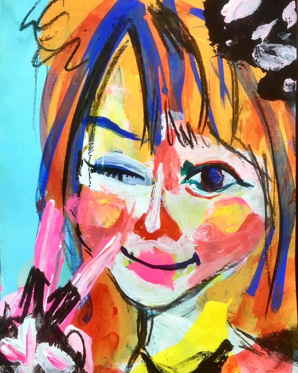 プレゼント用の似顔絵を絵画用のキャンバスに描きます 世界に一つのオシャレなプレゼントがあればなぁ、そんなあなたへ イメージ2