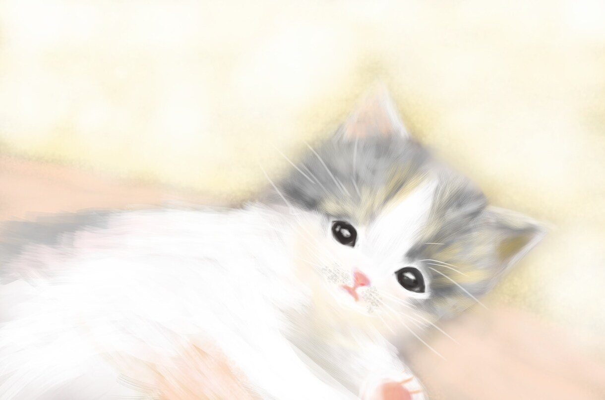 ペットや動物の絵を描きます お気に入りの写真をイラストにします。サイズ  A4 イメージ4