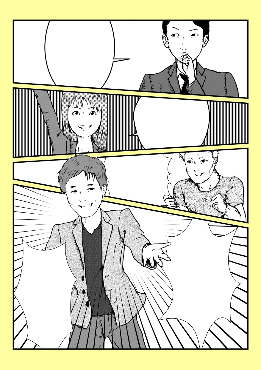 漫画・イラスト・似顔絵などの制作承ります 医療従事者として働いてきたため、人体の描写を得意としています イメージ4