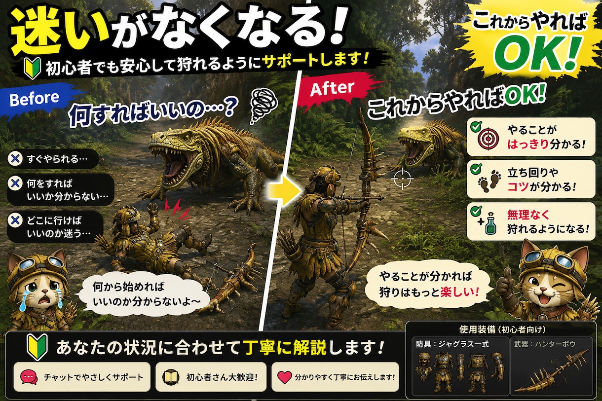 初心者向け｜弓の立ち回り教えます 初心者〜中級者OK 気軽にどうぞ イメージ2