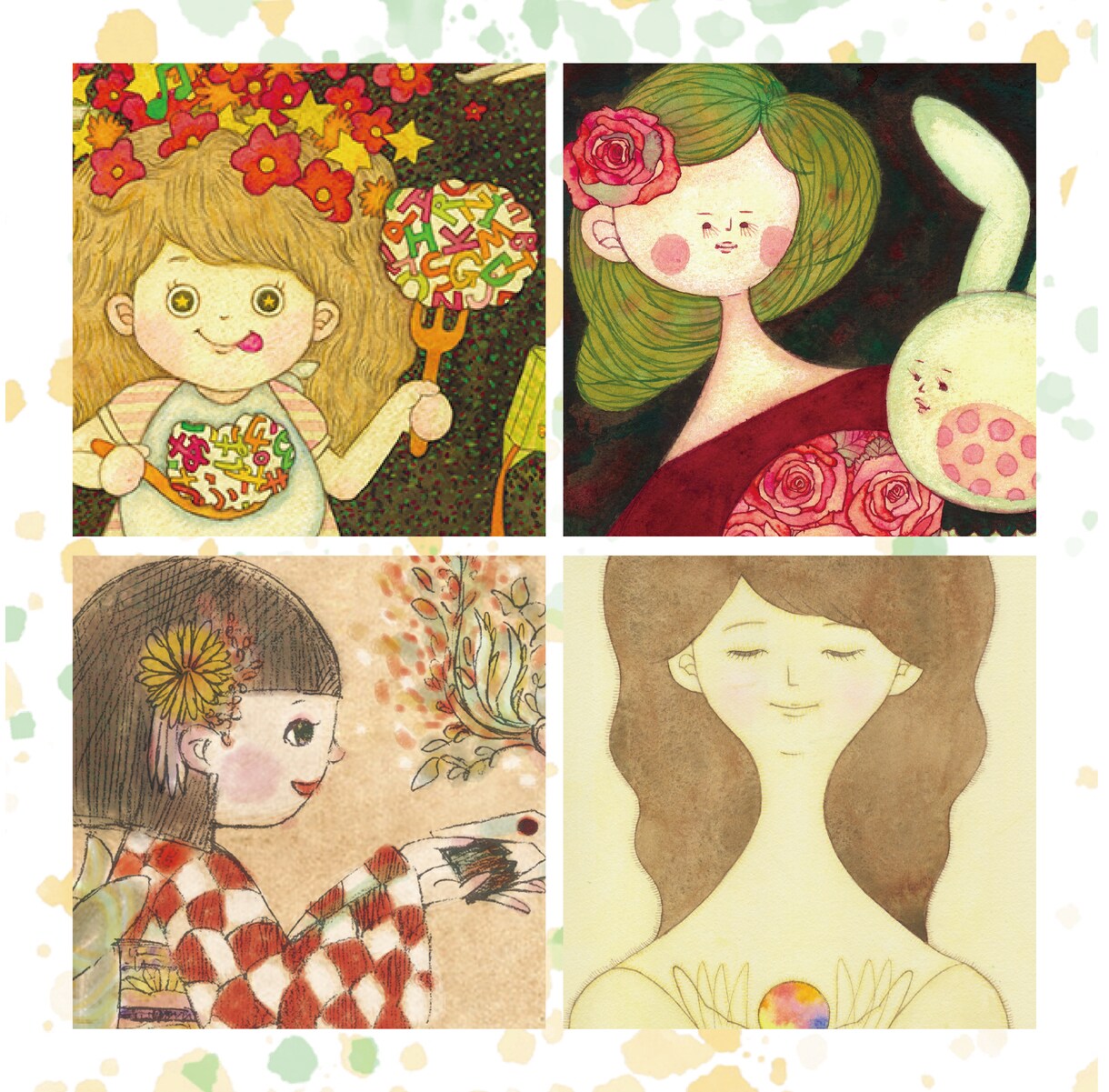 絵本のような水彩タッチでアイコンを描きます SNSやプロフィールに、やさしく温かな手描きイラストを イメージ6