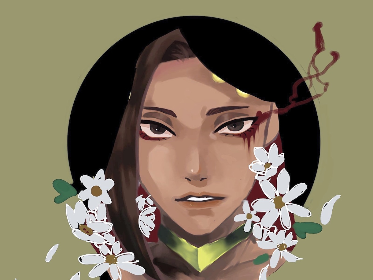 SNSアイコン描きます 厚塗りで重圧感のあるイラストを描きます！ イメージ1
