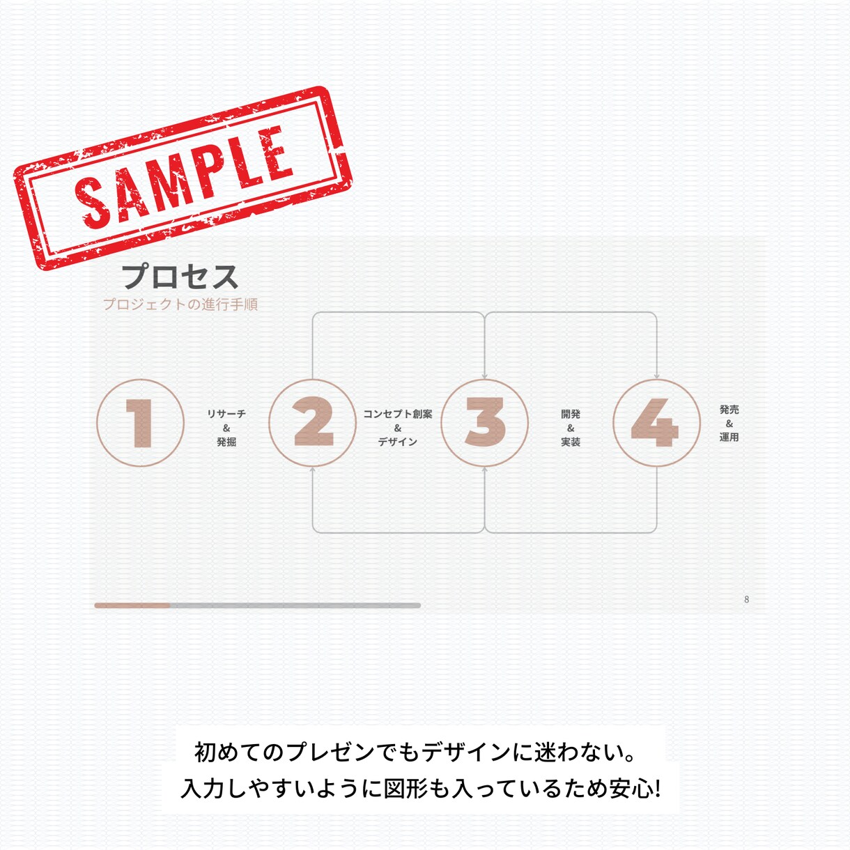 多用途◎モダンで上品な資料テンプレをお渡しします Canva編集可の洗練と温もりを両立した万能に使えるテンプレ イメージ5