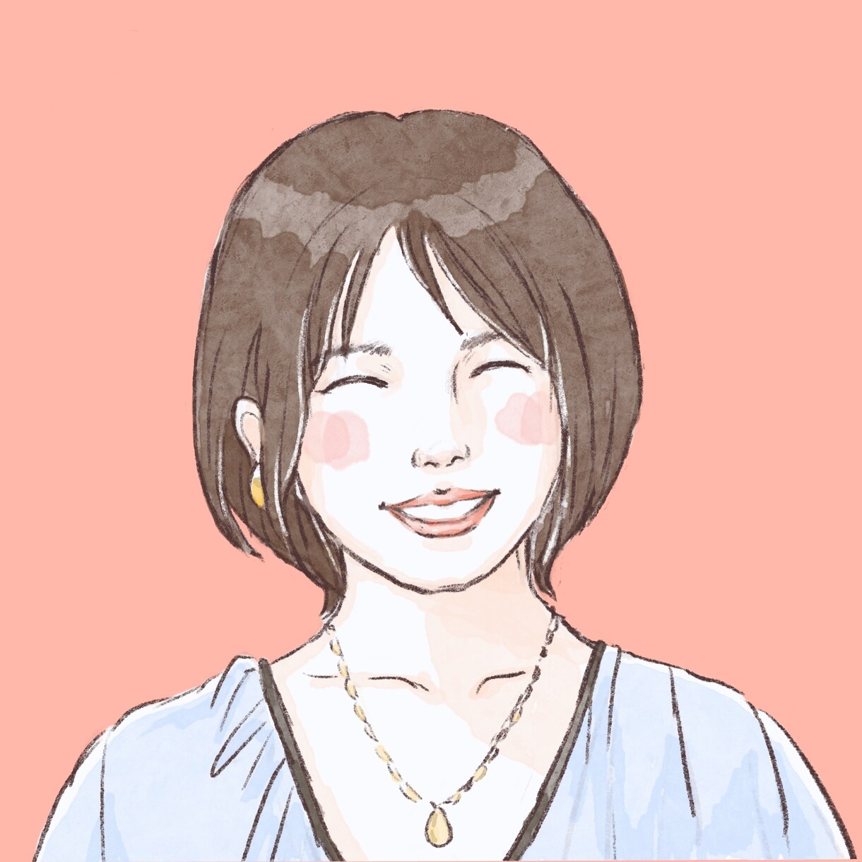 商用OK！ペットも！似顔絵アイコン描きます あたたかく優しいタッチの似顔絵アイコン描きます。 イメージ7