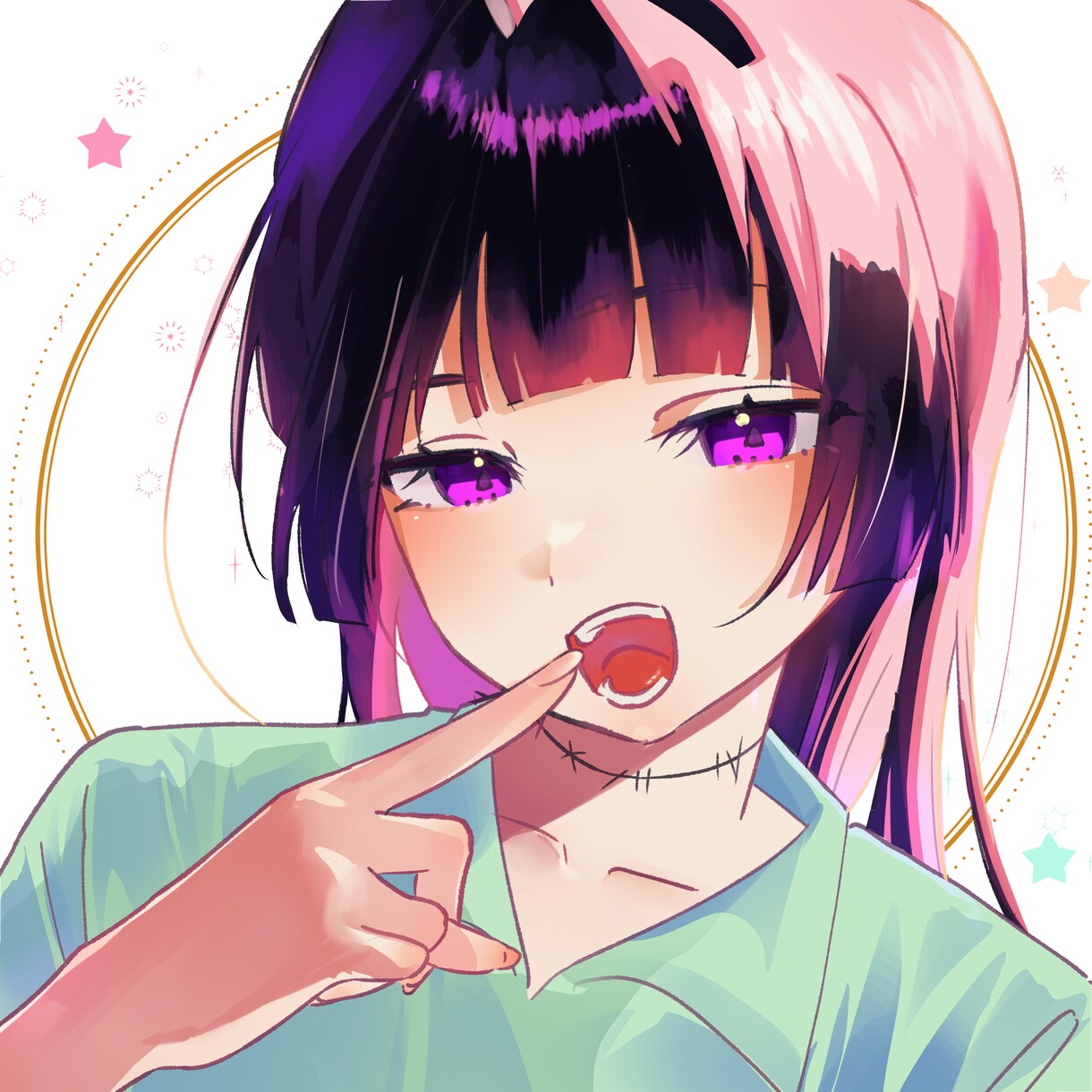 SNS等の活動アイコンを作成します 絵柄が好みな方。サンプルを見て頂けたら嬉しいです。 イメージ1