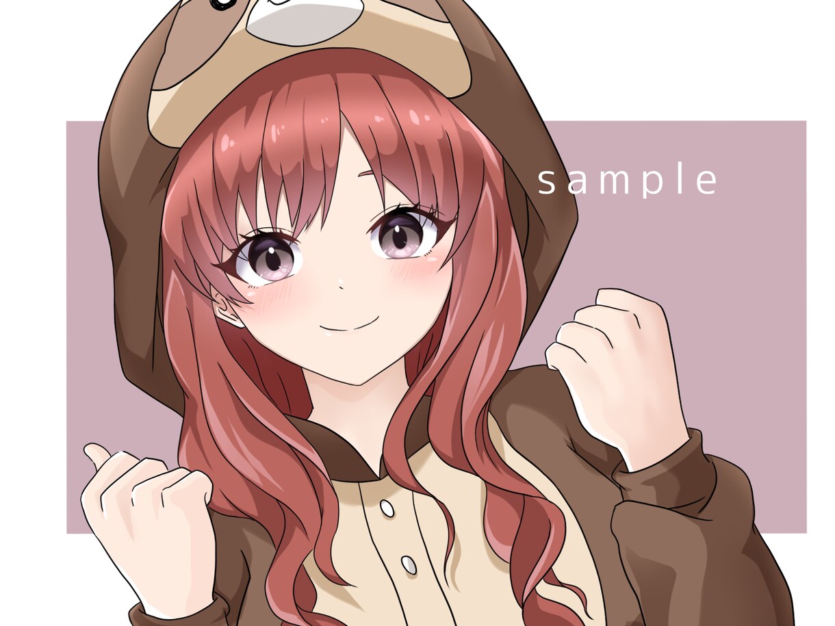 ゆるふわ×透明感！SNS用アニメ風アイコン描きます 商用利用OK！柔らかいタッチが魅力♪初めての方も安心サポート イメージ4