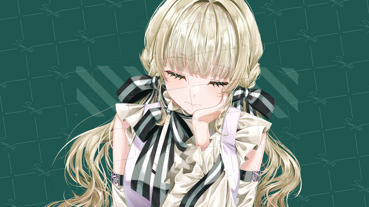 透明感のある等身イラストを描きます Vtuberや配信者など活動でオリジナルイラストが必要な方へ イメージ7