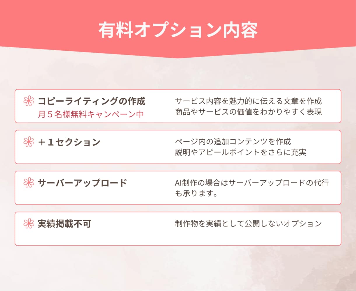 年70件超｜広告運用プロが女性に売れるLP作ります CVR改善提案あり｜圧倒的運用実績で万全のマーケティング伴走 イメージ4