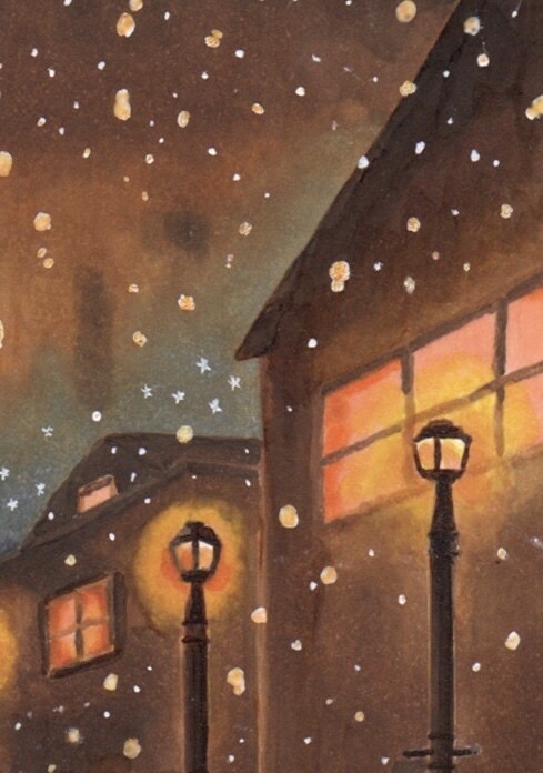 街並みや風景のワンカット背景イラストを制作します 街の一角を切り取った、使いやすい背景イラスト イメージ1