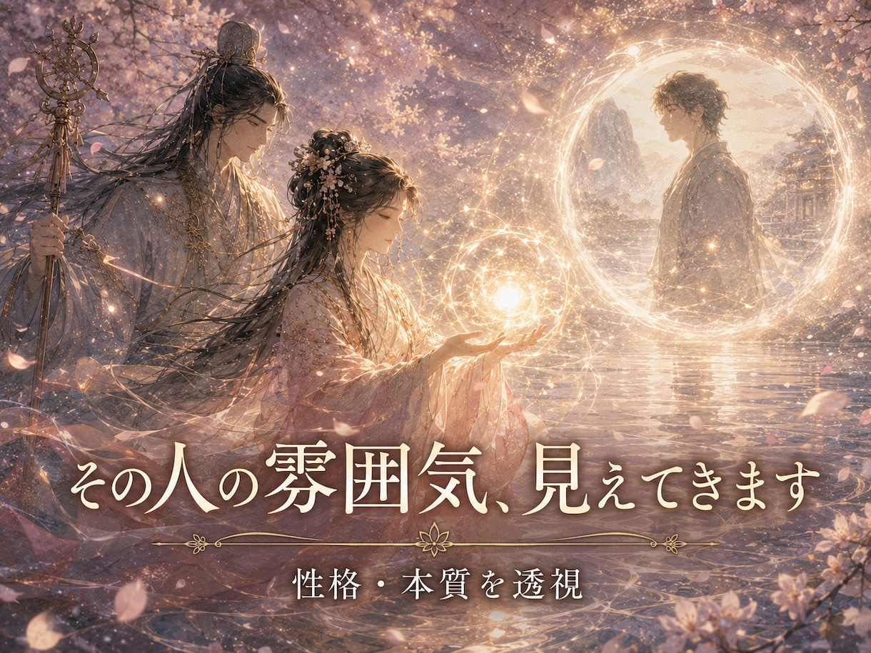 次に付き合う運命の人の実像を透視します 雰囲気・性格・出会いの流れを霊視します イメージ3
