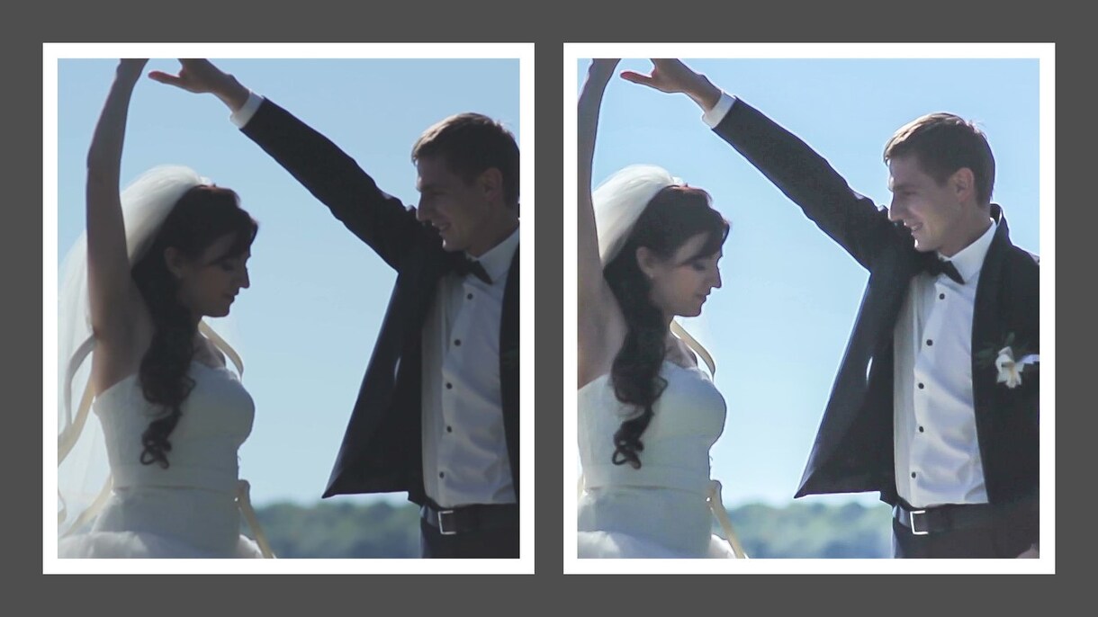 写真編集。結婚式の思い出、きれいな写真にします 自然で見栄えの良い写真に編集します。 イメージ8