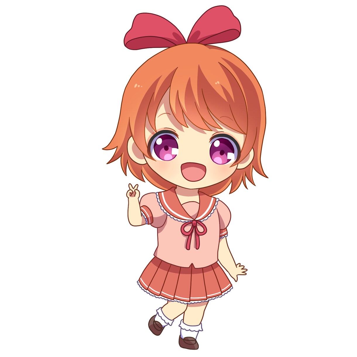 親しみやすくキュートなミニキャラを制作いたします 商用利用可！個人・法人問わず様々なシーンにご利用頂けます！ イメージ4