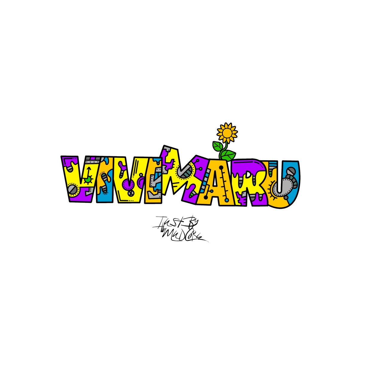 あなたの名前でName Design を制作します 同じものは存在しないオリジナルの柄で描きます！ イメージ8