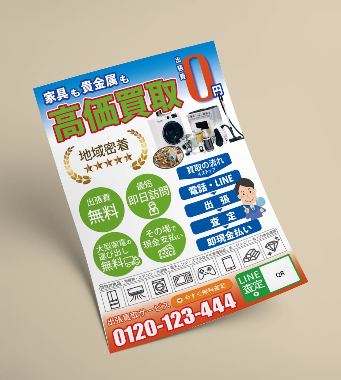 見やすい・伝わる！反応率を上げるチラシを作成します 伝えたい情報を整理しながら、丁寧に形にします イメージ5