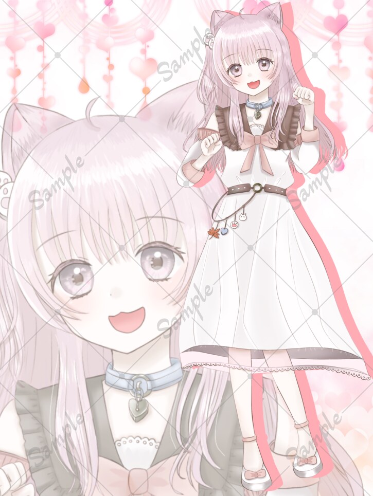 低コストで高クオリティな可愛いイラスト描きます 立ち絵＊アイコン＊夢絵＊live2dなど幅広く対応します！ イメージ8