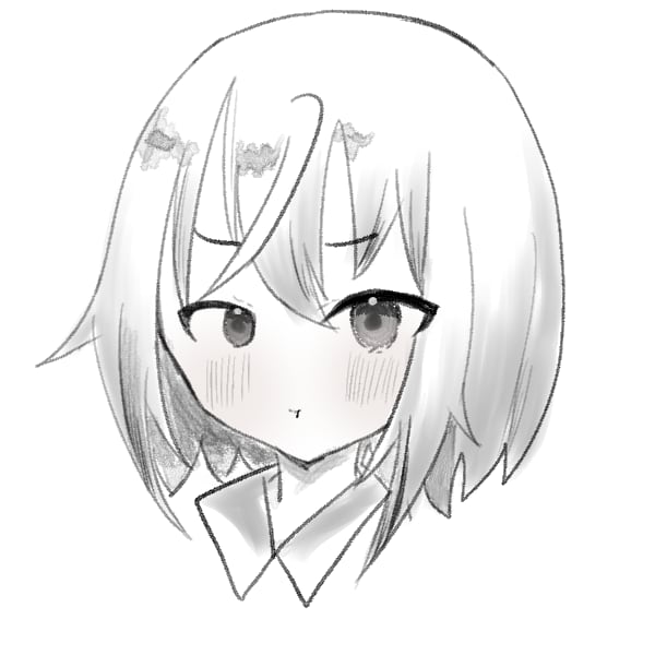 白黒のカッコイイアイコン描けます 色を白と黒しか使わないので目を引きやすい イメージ1