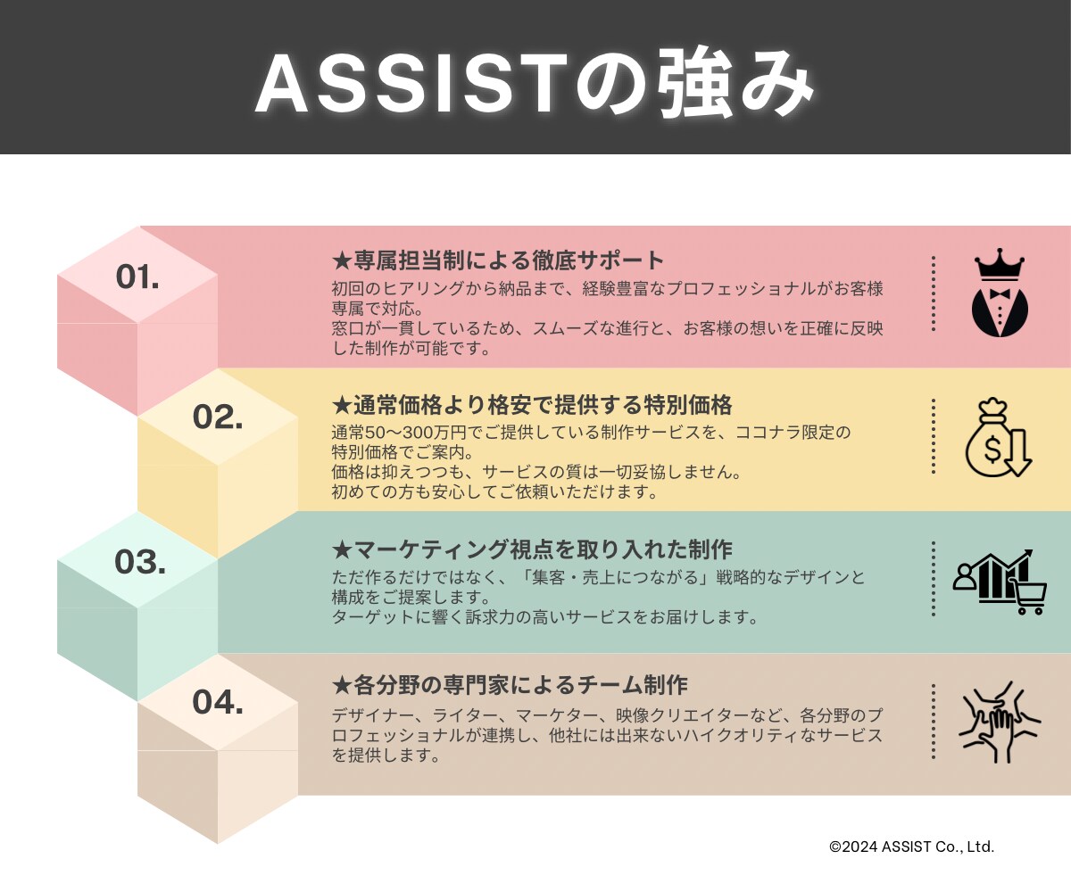 女性に刺さる。集客に効果的なLPを制作いたします 女性に“刺さる伝え方”や“魅せ方”を意識した構成・デザイン イメージ3