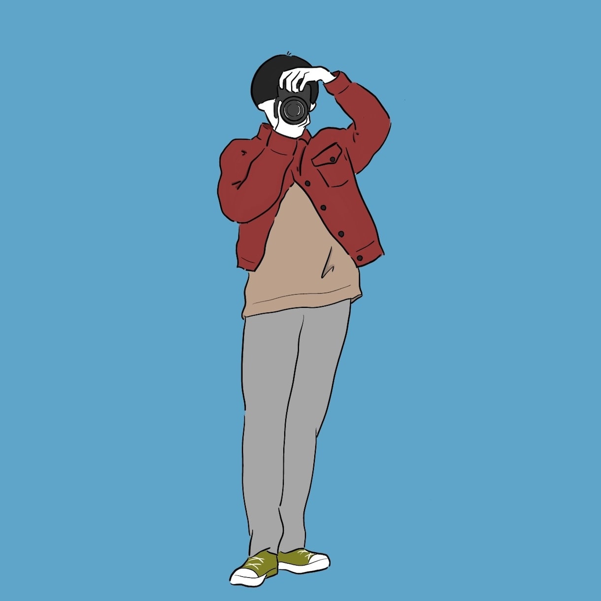 シンプルラインのおしゃれイラスト描きます SNSアイコンやワンポイントの挿絵・素材にも。 イメージ1