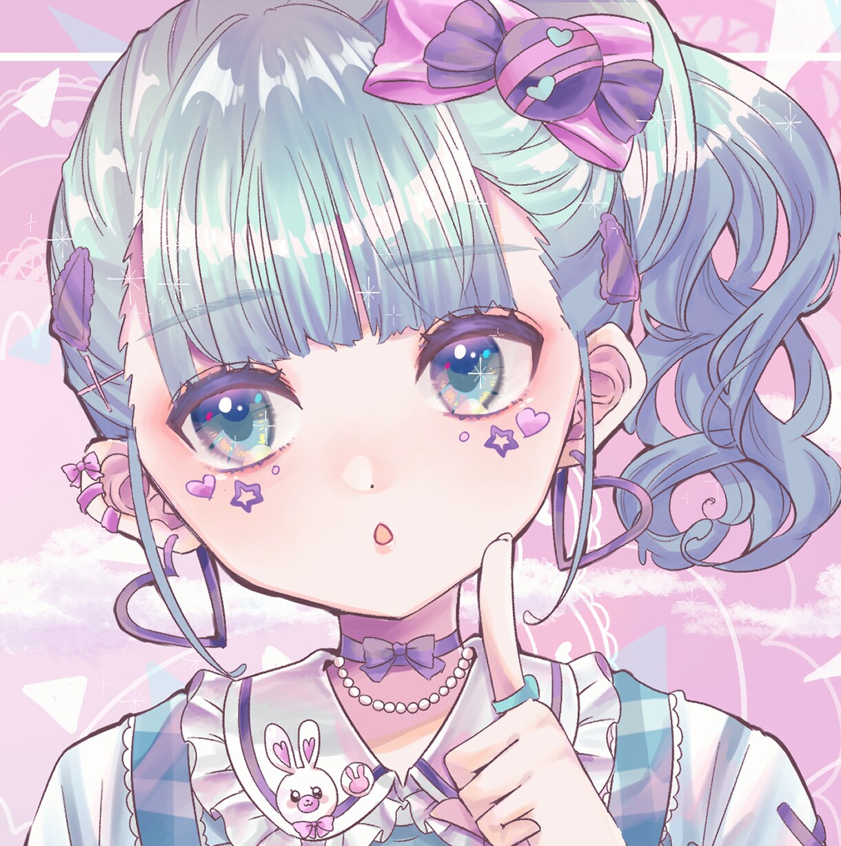 かわいい女の子や男の子のアイコン作ります 自分だけのアイコン、イラストが欲しい方へ イメージ1