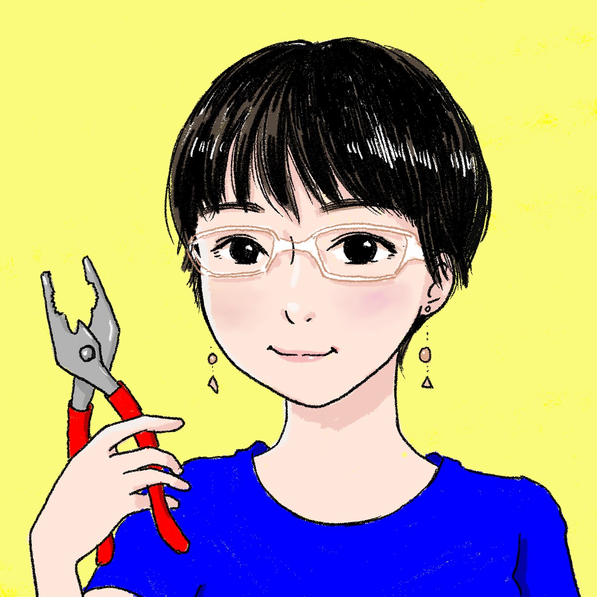 絵本作家が、カラフルで優しいアイコンを描きます SNSで言葉のみの投稿でも優しい雰囲気になります。 イメージ2