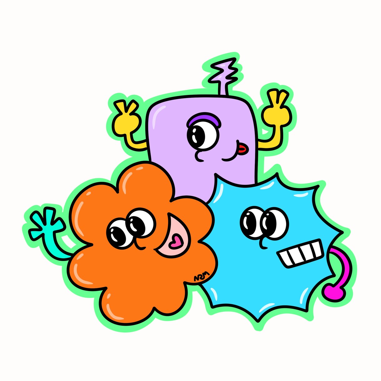 オリジナルキャラクター描きます ポップで目を引くオリキャラ⭐︎ イメージ5