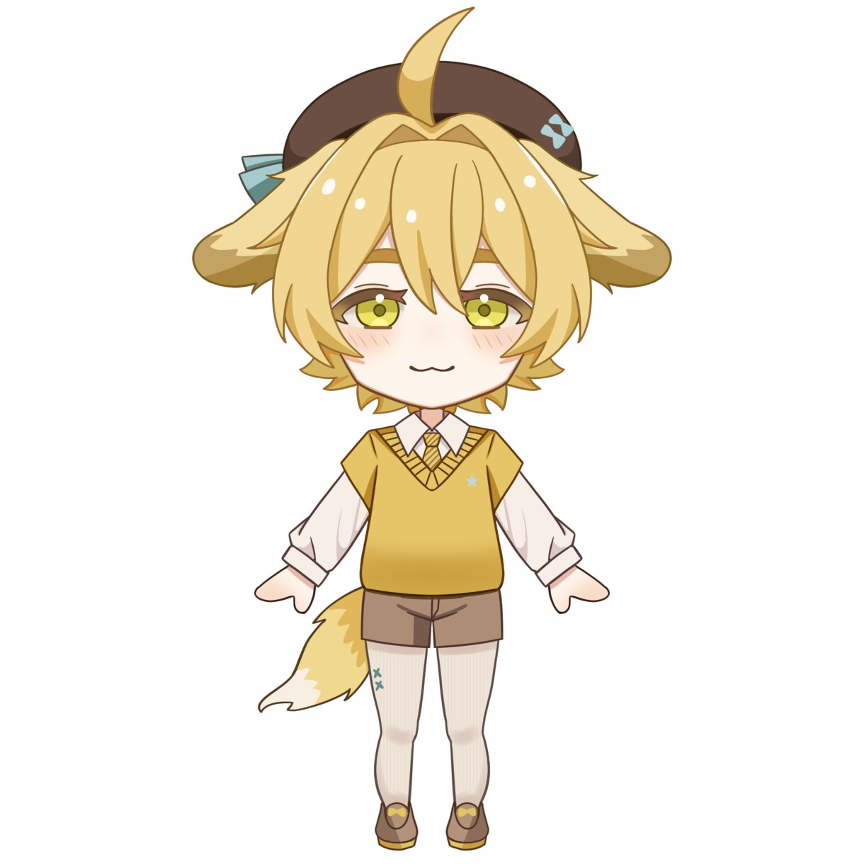 Vtuber活動を応援！ミニキャラ制作承ります 動画内イラストやアイコンなどにお使いいただけます！ イメージ3