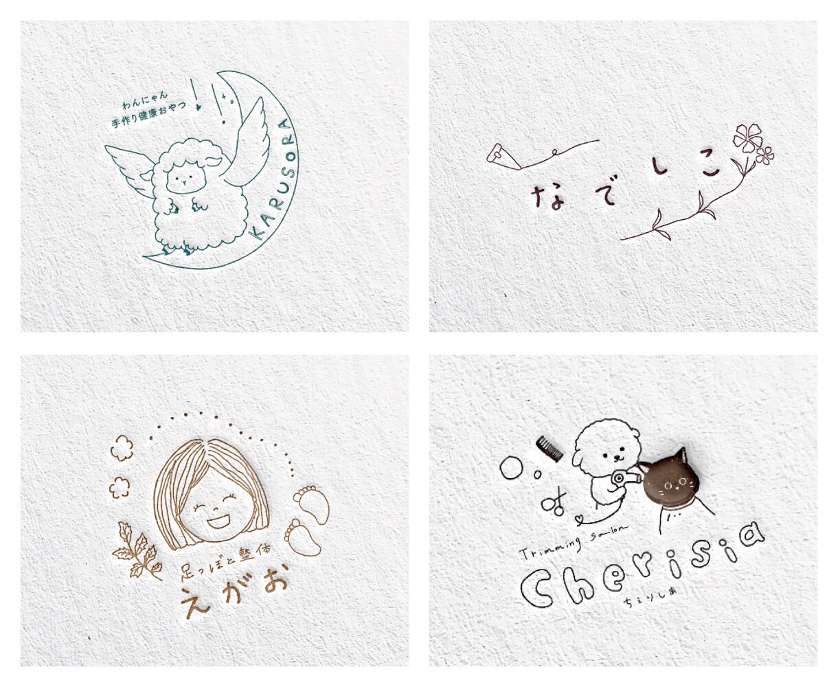 手描きで、親しみやすいロゴをお作りしまます やさしく親しみやすい、手描きならではのロゴを作成します。 イメージ4