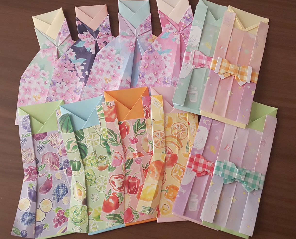 可愛い箸袋作ります ☆普段の食卓やお弁当をいつもより楽しい食事にして下さい☆ イメージ2
